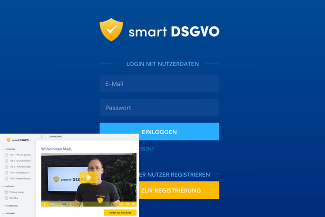 HEUTE SCHON DIE ERSTEN MITARBEITER DSGVO ONLINE SCHULEN